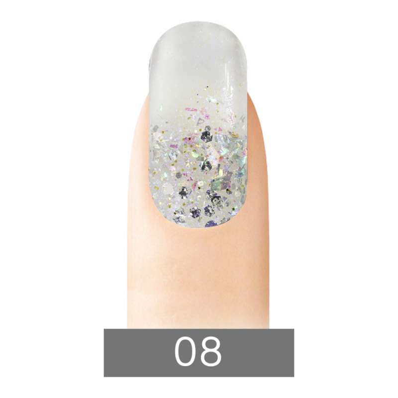 Cre8tion Nail Art Glitter, 008, 0.5oz KK1031 